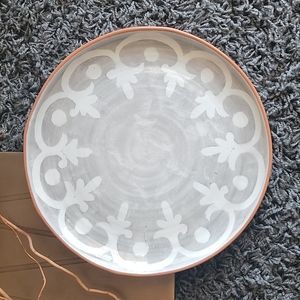 Crate and Barrel Earthenware 14.5 inch Serving Platter